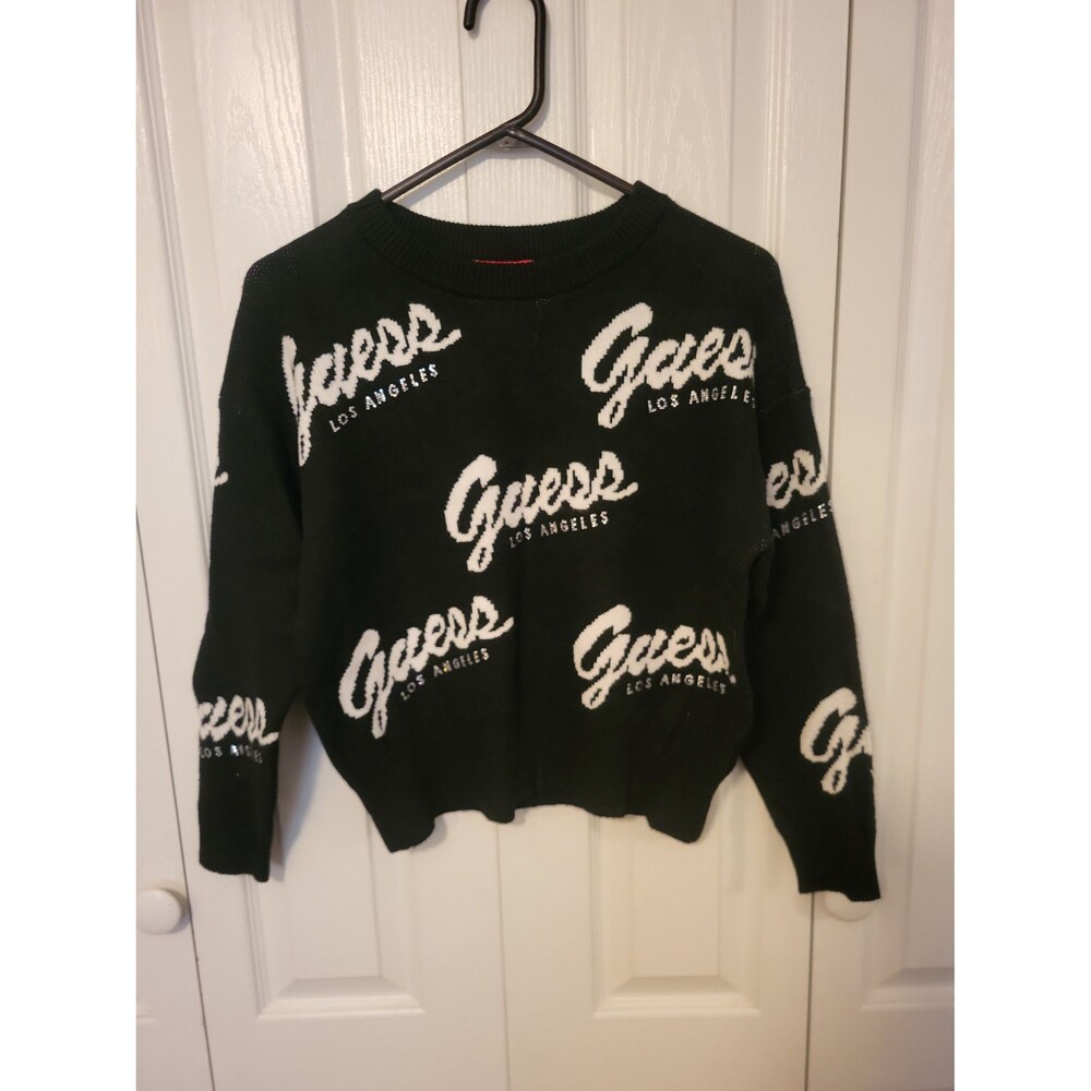 Guess Los Angeles Black Crewneck Sweater